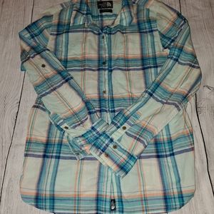 The North Face Beautiful Blue Plaid Button Down,